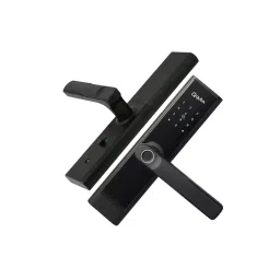 Quba Fingerprint, Multiple Password, RFID Card, Mobile App & 3 Mechanical Keys Digital Door Lock Black-47
