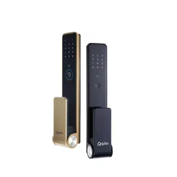 Quba Fingerprint, Password, RFID Card & 3 Mechanical Keys Digital Door Lock Black-28
