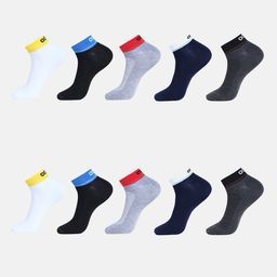 ADIDAS Men Pack Of 10 Ankle Length Socks-33