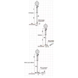 KENCY Bore Dial Gauges 18-35 mm Range  Least Count 0.01 mm Range, IYB35 image 2