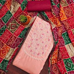 SHADOW & SAINING Embroidered Unstitched Dress Material-picture-9