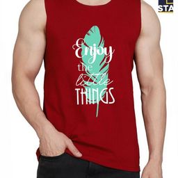 WOOSTRO Men Pack Of 2 Typography Printed Round Neck Cotton Slim Fit T-shirts-image-98