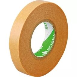 NICHIBAN Paper Adhesive Tape Rubber Type Brown 20 mm x 18 m, No.208 (Pack of 60 Roll)-image-54