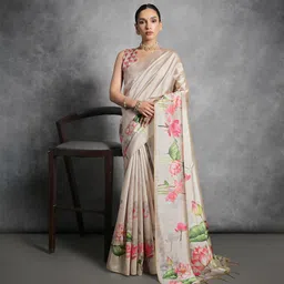 Divyadham Textiles Floral Pure Silk Saree-image-86