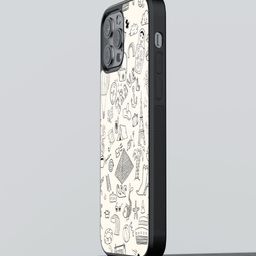 macmerise Geometric Printed iPhone 13 Pro Max Back Case Mobile Accessories-picture-11