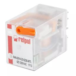 Relpol R4N Power Relay Plug In 4PDT Plug In 230 V AC 16100 Ω, R4N-2014-23-5230-WTL-image-88