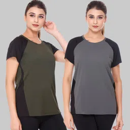 White Moon Women 2 Pockets T-shirt-picture-6
