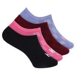 HRX by Hrithik Roshan Pack Of 4 Patterned Shoe Liner Socks-6