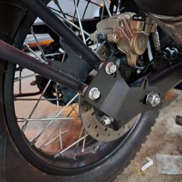 0TO6 Premium Rear Reflector Tyre Hugger | Mudguard | Splash Guard OMNS3 Universal for All Bikes image 5