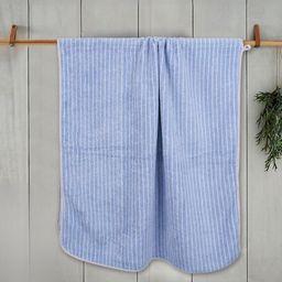 Black gold Blue & White 3 Striped Other 300 GSM Bath Towel-image-88