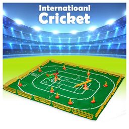 Ratnas International Cricket Board Game 56 Pieces - Multicolour-20
