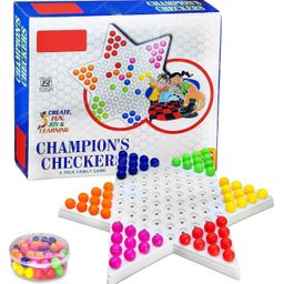 FunBlast Champions Checkers Board Game for Kids  Multicolor-10