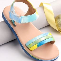 Pine Kids Sandals with Velcro Closure -  Yellow-image-46