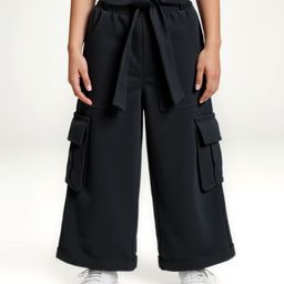 Honeyhap Premium100% Cotton with Bio Finish Track Pants Solid Colour - Black-image-6