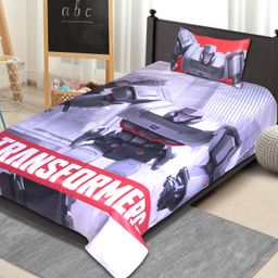 Transformer Single Size Bed Sheet (60 * 90) with 1 Pillow-image-17