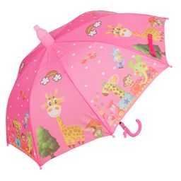 Yellow Bee Animals Printed Umbrella - Pink-26