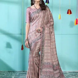 Anouk Rustic Ethnic Motifs Silk Blend Bagh Saree-picture-11