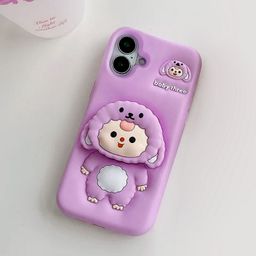 TREEMODA Cartoon Characters Printed iPhone 16 Plus Back Case Mobile Accessories-image-5