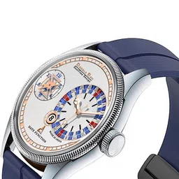 DOUBLERUN Unisex Dial & Straps Analogue Chronograph Watch H05N19023 image 5