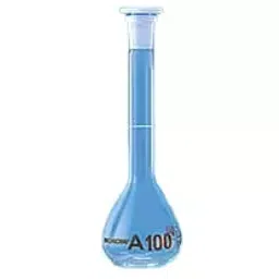 Borosil Glass Volumetric Flask With Pp Stopper 500 ml 5646024D image 1