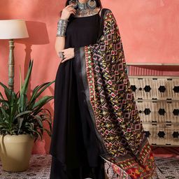 InWeave Women Regular Kurta with Palazzos & With Dupatta image 1