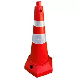 Ladwa Sand Filled Ballast Road Traffic Safety Cone, (Pack Of 4 Pcs)-25