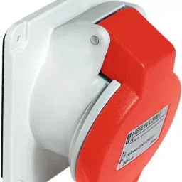 schneider electric Schneider PRATIKA PLUG & SOCKET 200-250V AC Panel Socket ( Angled) PKF32F423 image 1