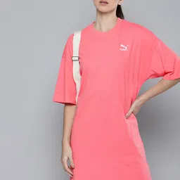 Puma BETTER CLASSICS Pure Cotton T-shirt Dress-image-55