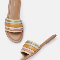 Allen Solly Women Striped Open Toe Flats-53
