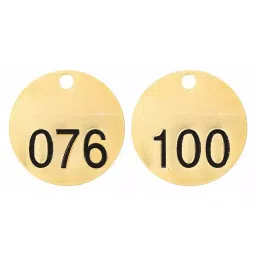 BRADY 38.1mm(1-1/2 Inch) Stamped Numbered Tags for General Purpose, 15Y759 (Pack of 25)-image-94