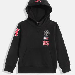 Tommy Hilfiger Boys Printed Pure Cotton Hooded Sweatshirt-4