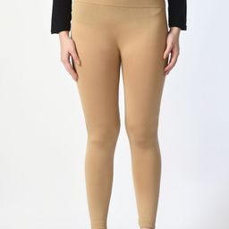 Lebami Ribbed Mid-Rise Thermal Bottoms-image-128