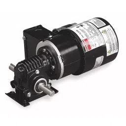 Dayton AC Gearmotor Right Angle Dual Output Shafts PSC TEFC 27 RPM, 1L536-50