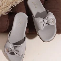 CHINRAAG Women Open Toe Flats With Bow-picture-20