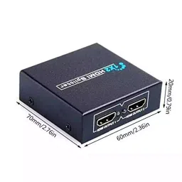 LOTA High-Speed 1x2 HDMI Splitter Black 1 Input & 2 Output Ports, MST-840-LT image 5