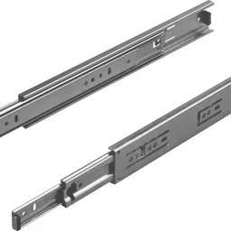 Hafele 400 mm Steel Galvanised Finish Drawer Runner Left and Right Mount, 422.58.345-18