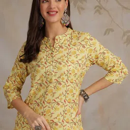 Anouk Rustic Women Ethnic Motifs Printed Thread Work Kurta-image-82