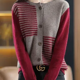 StyleCast Women Striped Button-Up Cardigan-picture-47