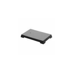 Supertek Heavy Black Enamel Cast Iron Base with Plated Rods, Base Size 4x6-3/4 inch, CH12321/1 image 3