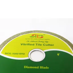 EXCEL IMPEX Vitrified Tile Cutter 4 inch Dia 80/100 U.S. MESH Grit image 3