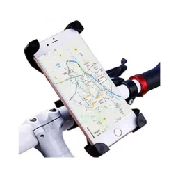 AMR Bike Mobile Holder Adjustable 360 Degree Bicycle & Motorcycle Handlebar Plastic, AMR 401-34