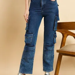 Mast & Harbour Women Bootcut High-Rise Jeans-picture-26