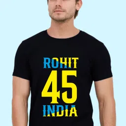 Uniplanet store Men Typography Printed Round Neck Cotton T-shirt-image-55