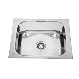 Parryware Eco 24x18x8 inch Glossy Finish Stainless Steel Single Bowl Kitchen Sink, C857271-image-78