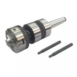 Assorts Precision Triple Bearing Revolving Center Tool Steel,Alloy Steel & Iron M14x1 Thread 3MT Shank 50 mm 3 Jaw-picture-18