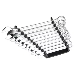 RS PRO 10 Piece Chrome Vanadium Steel Spanner Set Model No 487084-image-5
