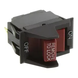 EATON Rocker Switch, Spst, 20A, 250VAC, 8166K23-45