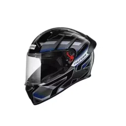 Studds N6 Matt Black & Grey Medium (570 mm) Full Face Helmet, Thunder D6 Decor-image-97