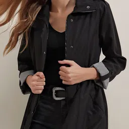 BIGDART Women Longline Front-Open Overcoat image 2