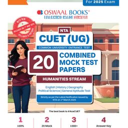 Oswaal Books NTA CUET (UG) 20 Combined Mock Test Papers Humanities Stream (English, History, Geography, Political Science, General Aptitude Test) For 2025 Exam ¦ With New Syllabus & Pattern Released on 1st March 2025-19